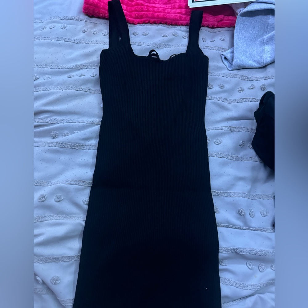 black forever 21 mini dress